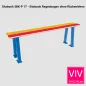 Preview: Sitzbank SBK-P 17 - Sitzbank Regenbogen ohne Rückenlehne