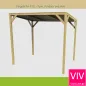 Preview: Pergola PA-P 02 - Turin, Pultdach und Holz