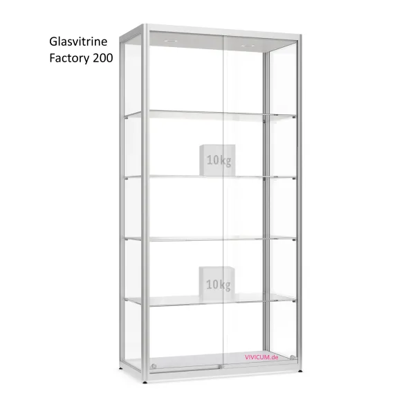 Glasvitrine Factory 200