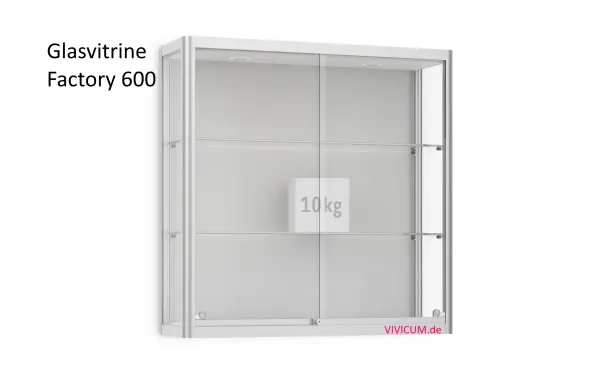 Glasvitrine Factory 600