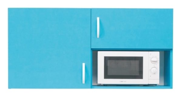 Küchen-Wandschrank mit Mikrowellenfach, 100 oder 120 cm breit