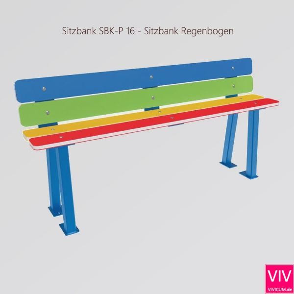 Sitzbank SBK-P 16 – Sitzbank Regenbogen